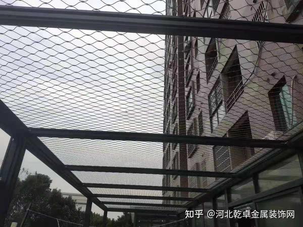 雨棚坠物防砸网露台上防抛物防护网小区一楼底层防高空抛物网