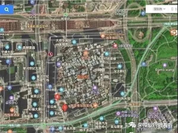 福田区-京基岗厦东坊城市更新旧改啦!岗厦东村,位于福田中心区