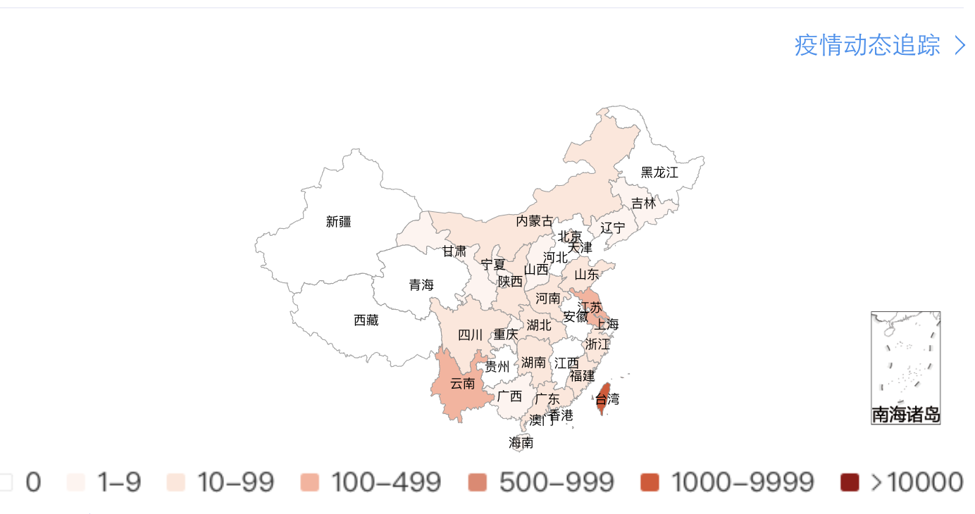 全国现有中高风险地区 144 个,为常态化防控以来最多,目前国内疫情