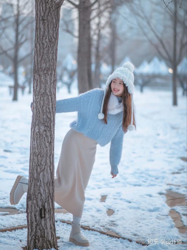 雪景人像拍照教程7个姿势可以参考拍出美美雪景照