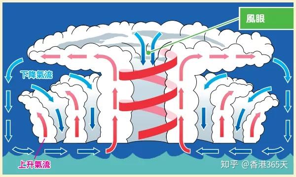 循环作用→台风形成