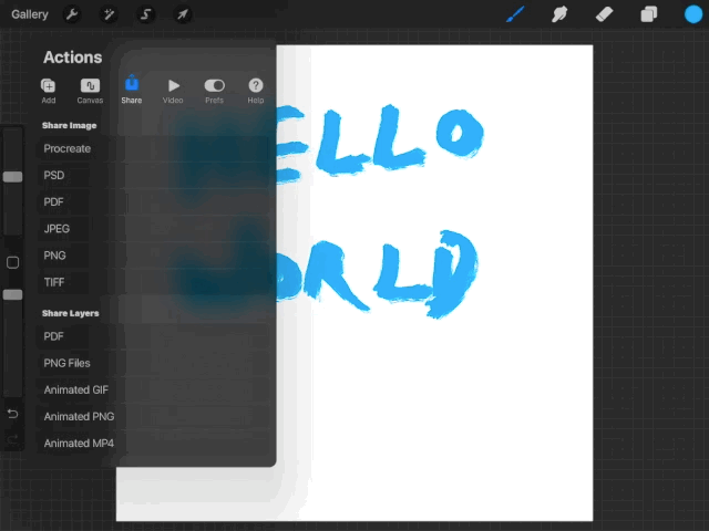 ipad procreate入门笔记03 - gif动画制作