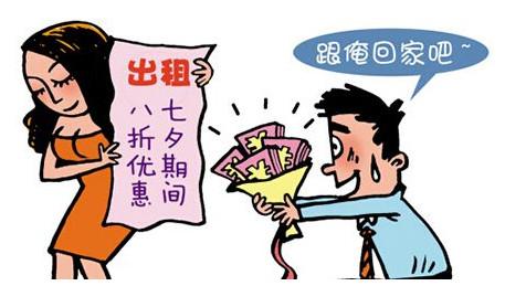 价钱到位服务任选越来越多年轻人决定出租女友