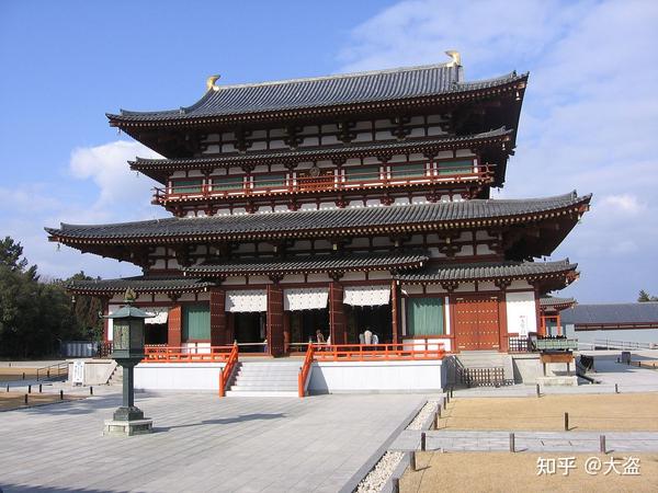 日本佛教法相宗大本山药师寺城市印象