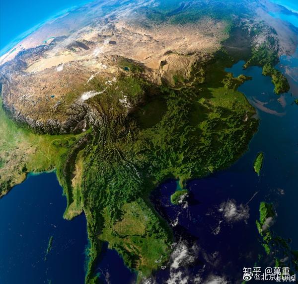 青藏高原立体图 图片来源网络
