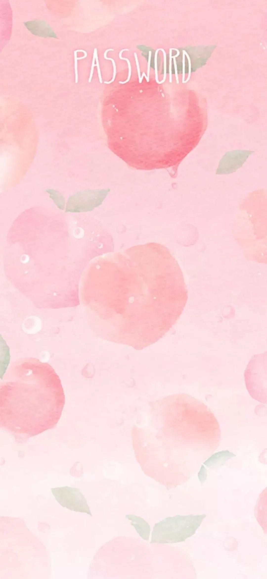 求粉色系壁纸最好带水蜜桃