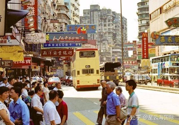 1990年代的香港尖沙咀,图据网络