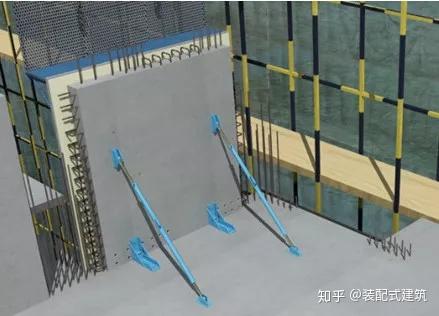 七字码安装示意图  6 位置标高确认 通过靠尺核准墙体垂直度,水准仪