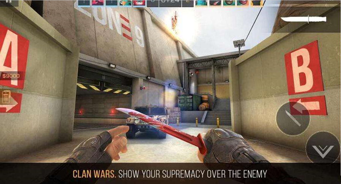 仿cs:go手游《对峙2》 国外玩家top5操作展示