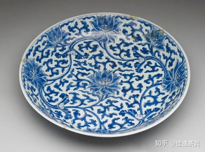 佳逸茶具中国传统瓷纹饰缠枝莲