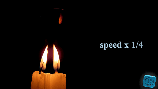 在两组反相振荡的蜡烛中间加入艾柱/火焰振荡的振幅明显减小/ 并且两