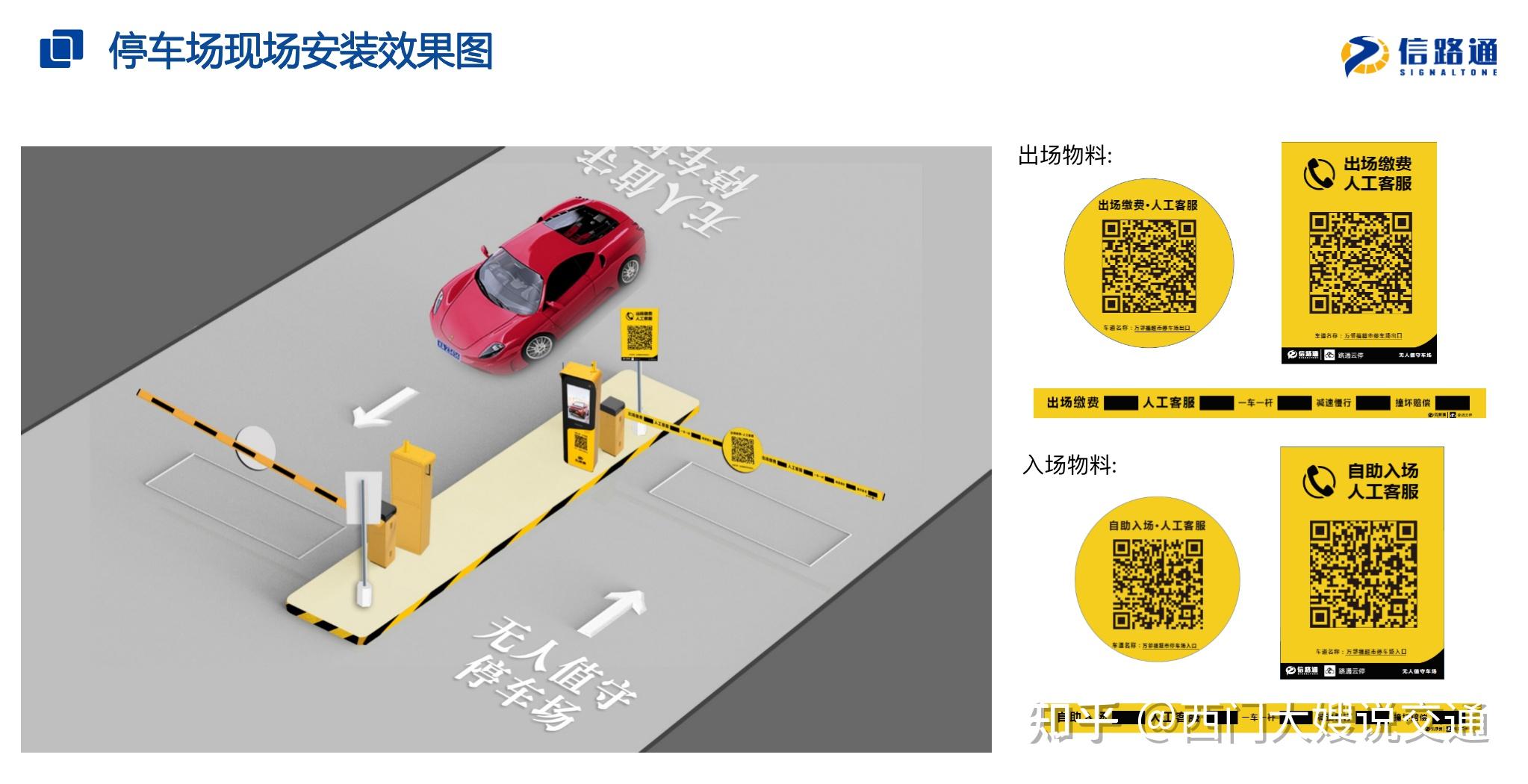 云坐席信路通无人值守车场智慧停车