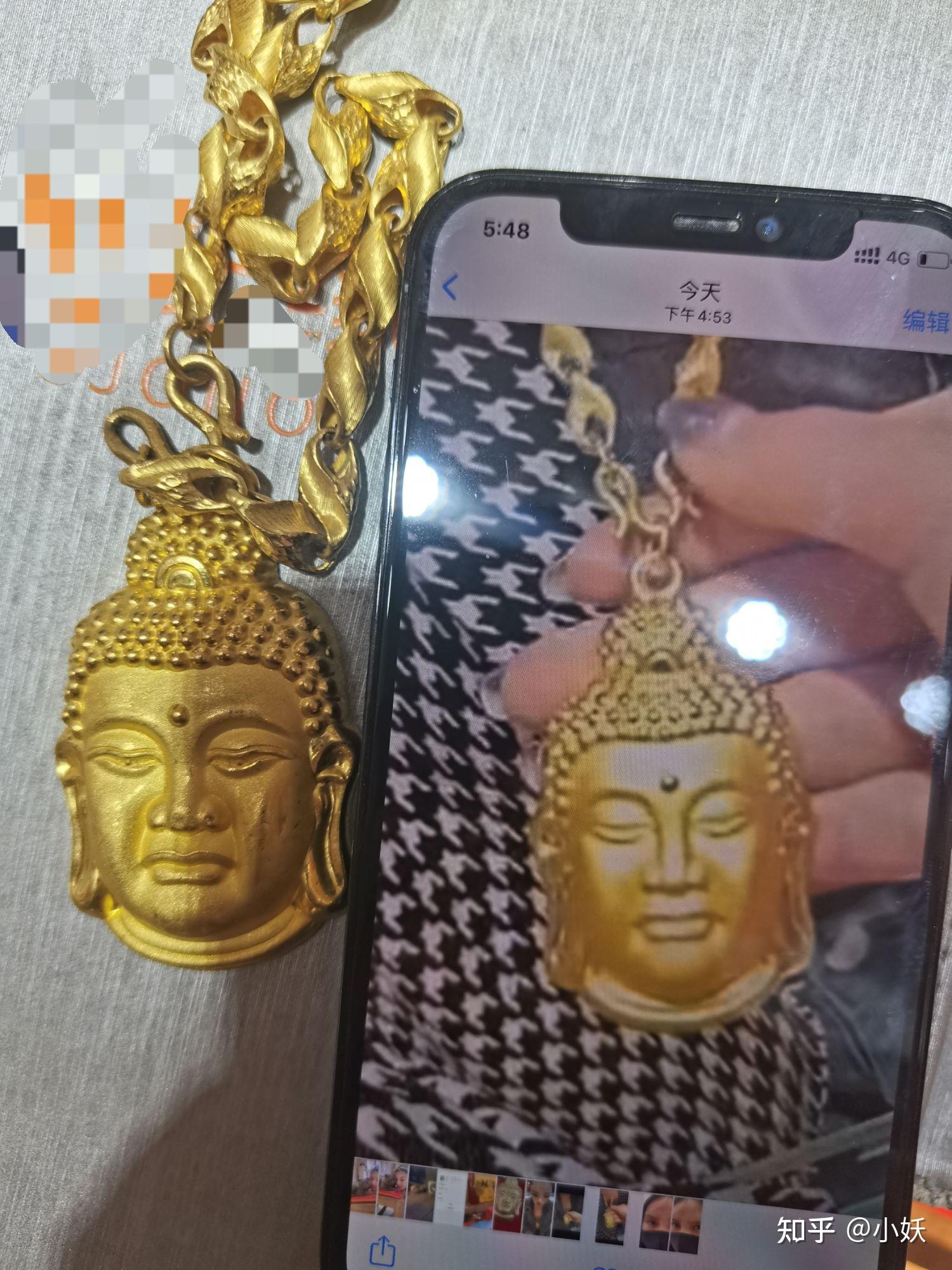 黄金佛头本来挺好看的带了两月是不是佛头哭了求指点