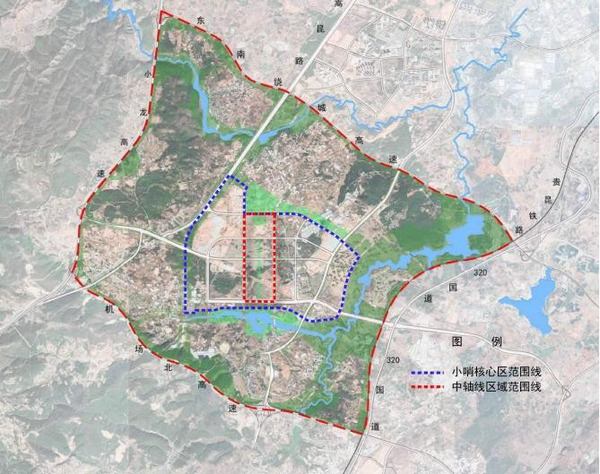 小哨国际新城作为昆明北部卫星城的一部分,是滇中新区服务国家"四个