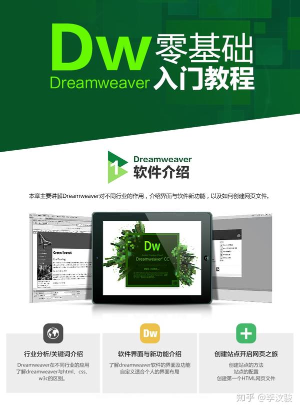 网站制作dw教程:dreamweaver cc零基础入门视频课程