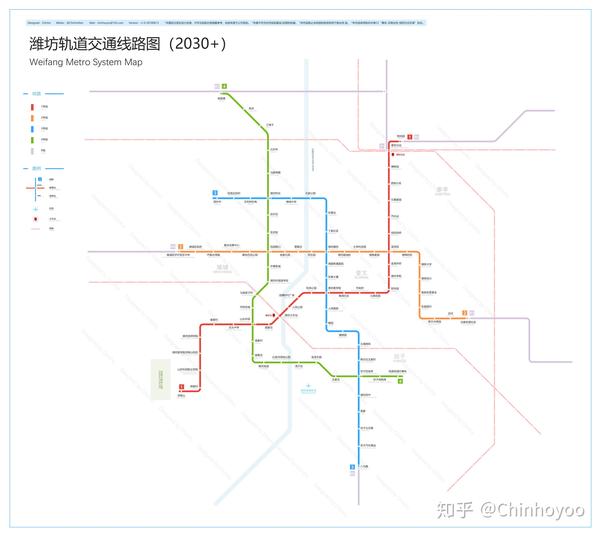 此图根据潍坊市规划局公布的资料及环评报告绘制而成,但是具体识别色