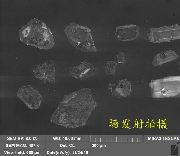 阴极发光cl在乌灯丝扫描电镜下和场发射扫描电镜下的区别