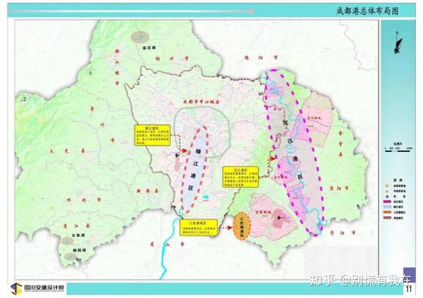 基于此,成都港将划分为 锦江港区,沱江港区,三岔湖港区,形成"两江一