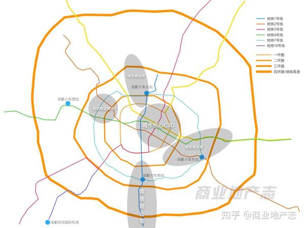 首先,了解一下成都城市的地形格局.