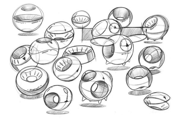 【手绘基础】产品手绘的方体,球体,柱体加减法绘制