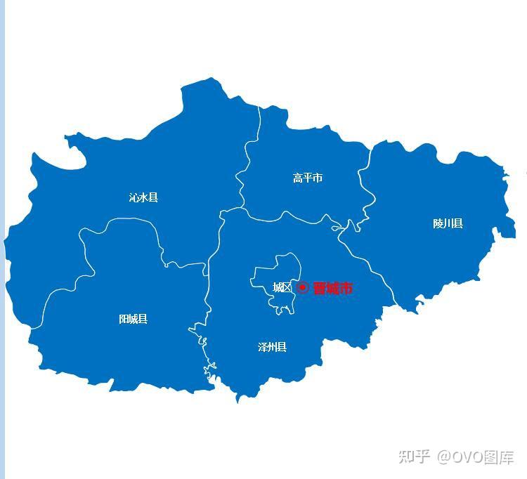晋城市地图