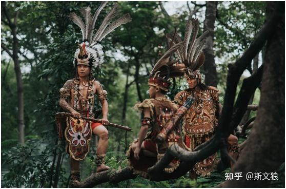 印尼土著达雅克人的传统冷兵器