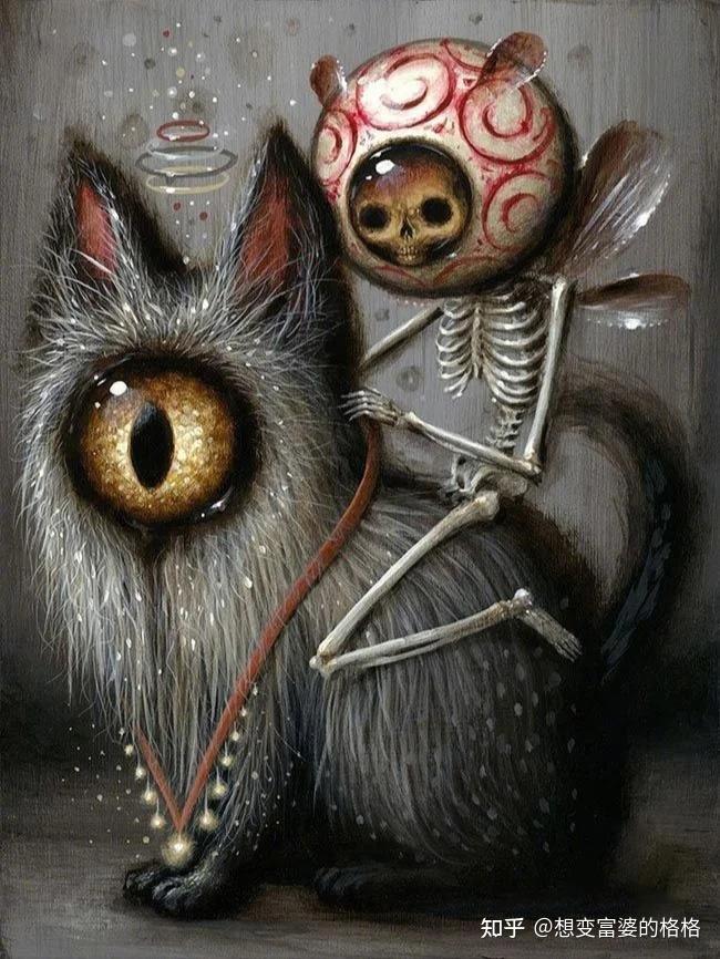 奥的艺术家jason limon之手,今天格格为大家分享一组怪诞风的插画作品