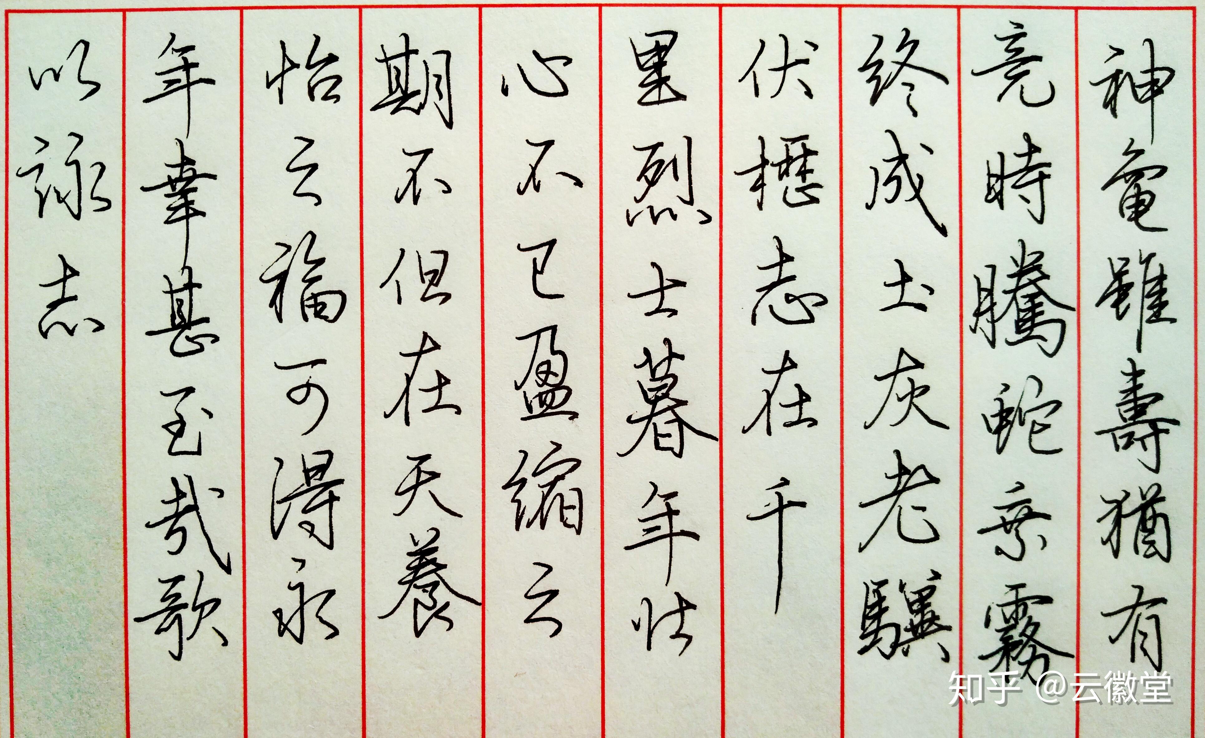 如何评价杨子实行楷