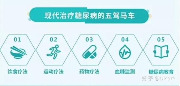 药物疗法,血糖监测和糖尿病教育测食疗是糖尿病预防和保健的五驾马车