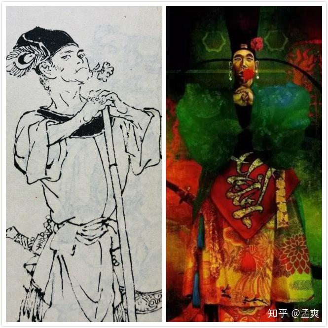 水浒108图,发现正子公也的绘卷水浒好些人物和戴老81版水浒人物都很像