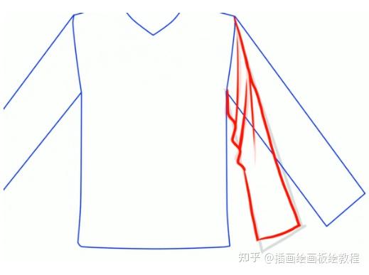 布料衣纹褶皱怎么画教你和服褶皱的画法教程