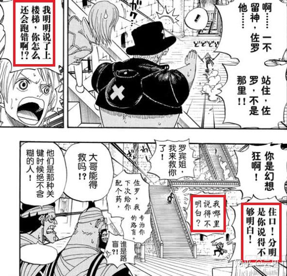 索隆:娜美每次给我们看地图,都是 上北下南,我都记下来了.