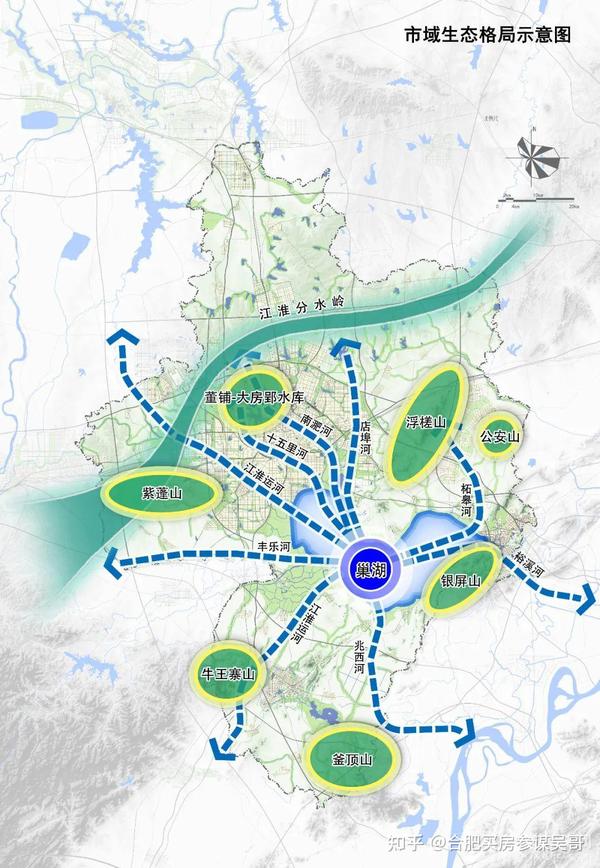 合肥城市规划图2018-2035,合肥城市规划图 未来2035年合肥会是什么样?