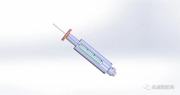 【医疗器械】医用高压针概念模型3d图纸 solidworks设计