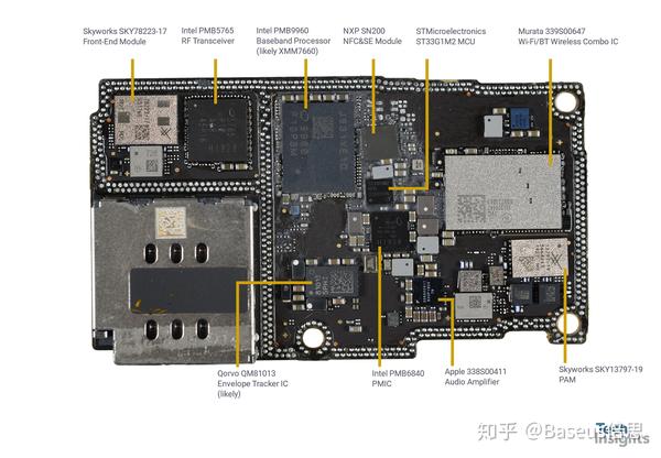 iphone11promax大拆解intel基带确认无疑a13芯片面积增大