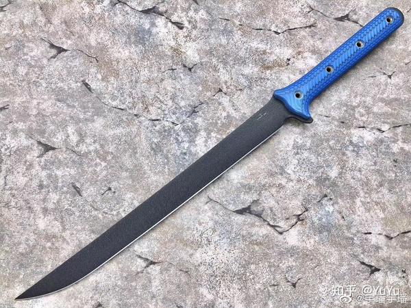 buseeswamprat沼泽鼠sr101钢材蓝黑双色g10柄战术武士刀