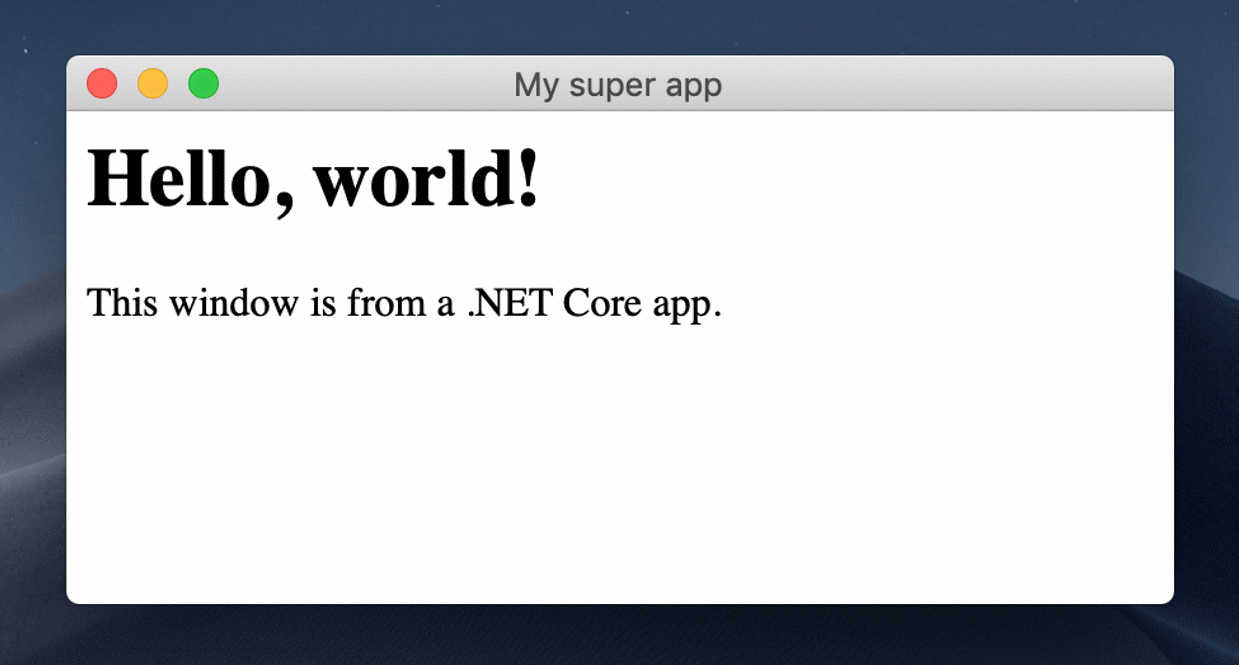 【译】来看看 webwindow,一个跨平台的 .net core web