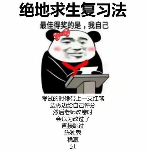 快期末了你不会还没复习吧表情包之期末考试