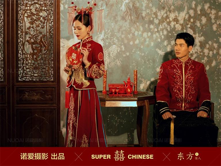 秀禾中式婚纱照,端庄和活泼的中国风喜嫁既受父母长辈喜爱,又具有