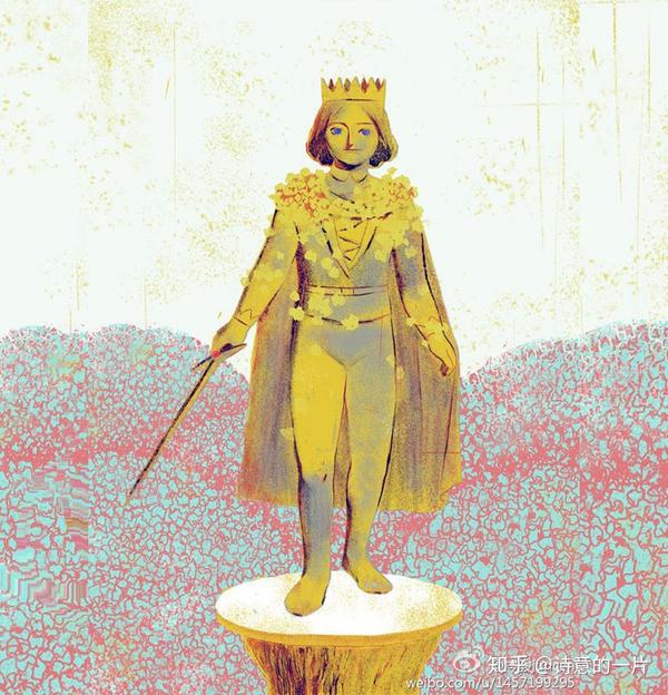 有个快乐王子,人们为了纪念他,在广场上为他铸了一个金光闪闪的雕像