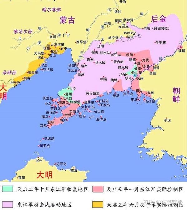 胶东半岛历史地图六大明