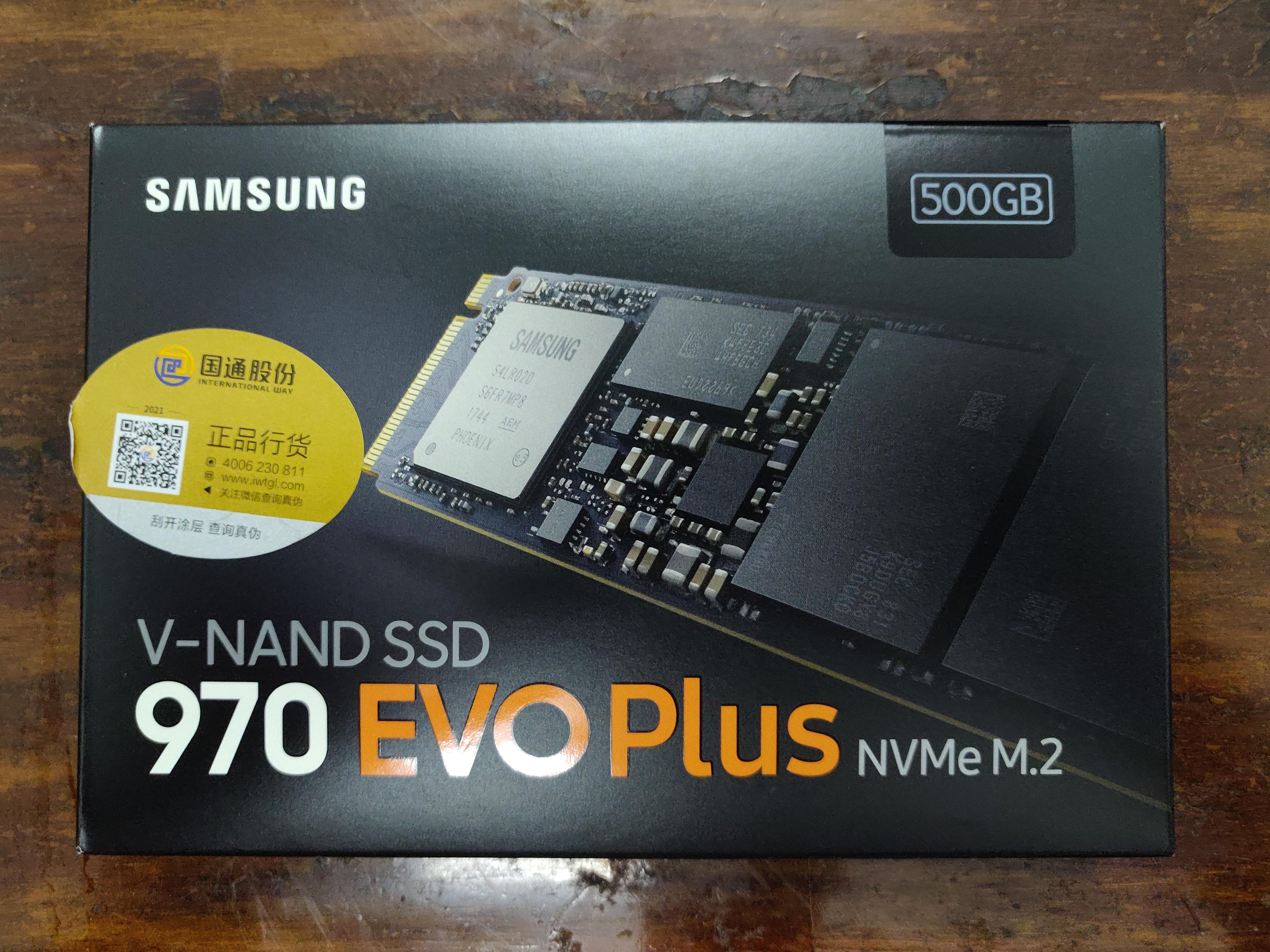 我选了三星的这款硬盘——〔samsung ssd 970 evo plus 500gb〕,除了