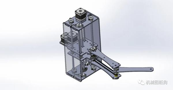 机器人scararobotarm机械臂机构3d图纸solidworks设计