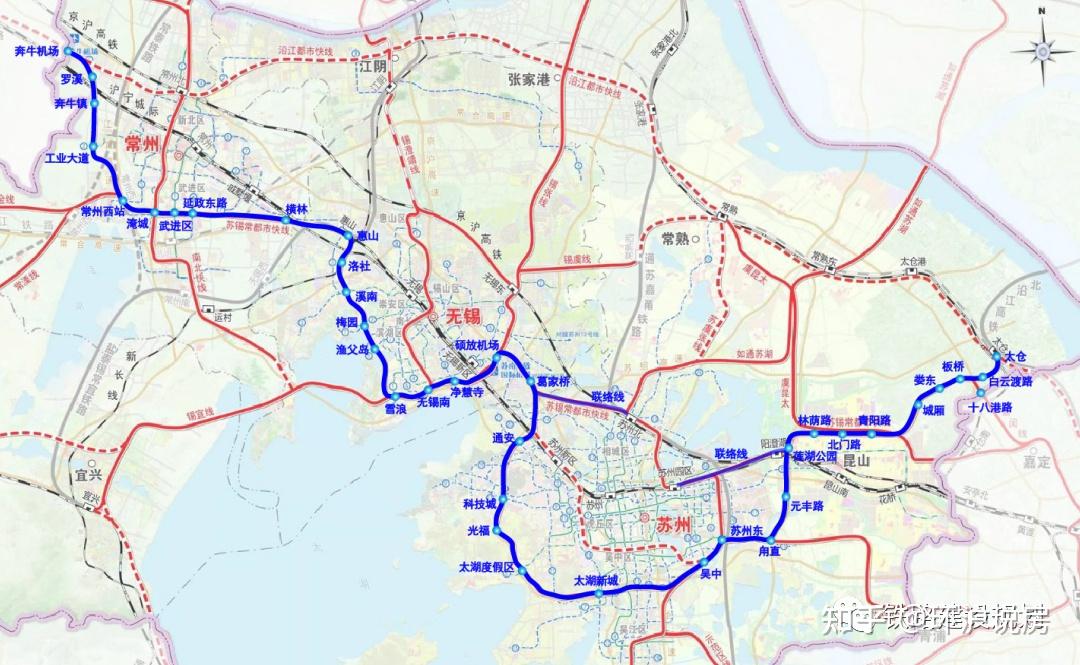 官方招标苏锡常都市快线建设方案38大站点太仓昆山苏州站点曝光