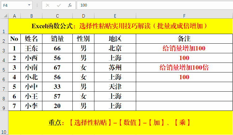 2,选择目标单元格,【右键】-【选择性粘贴】.