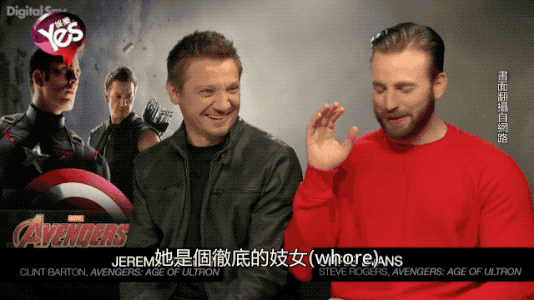 可能也是出于这个原因减少了戏份吧…… jeremy renner(鹰眼)一直很有