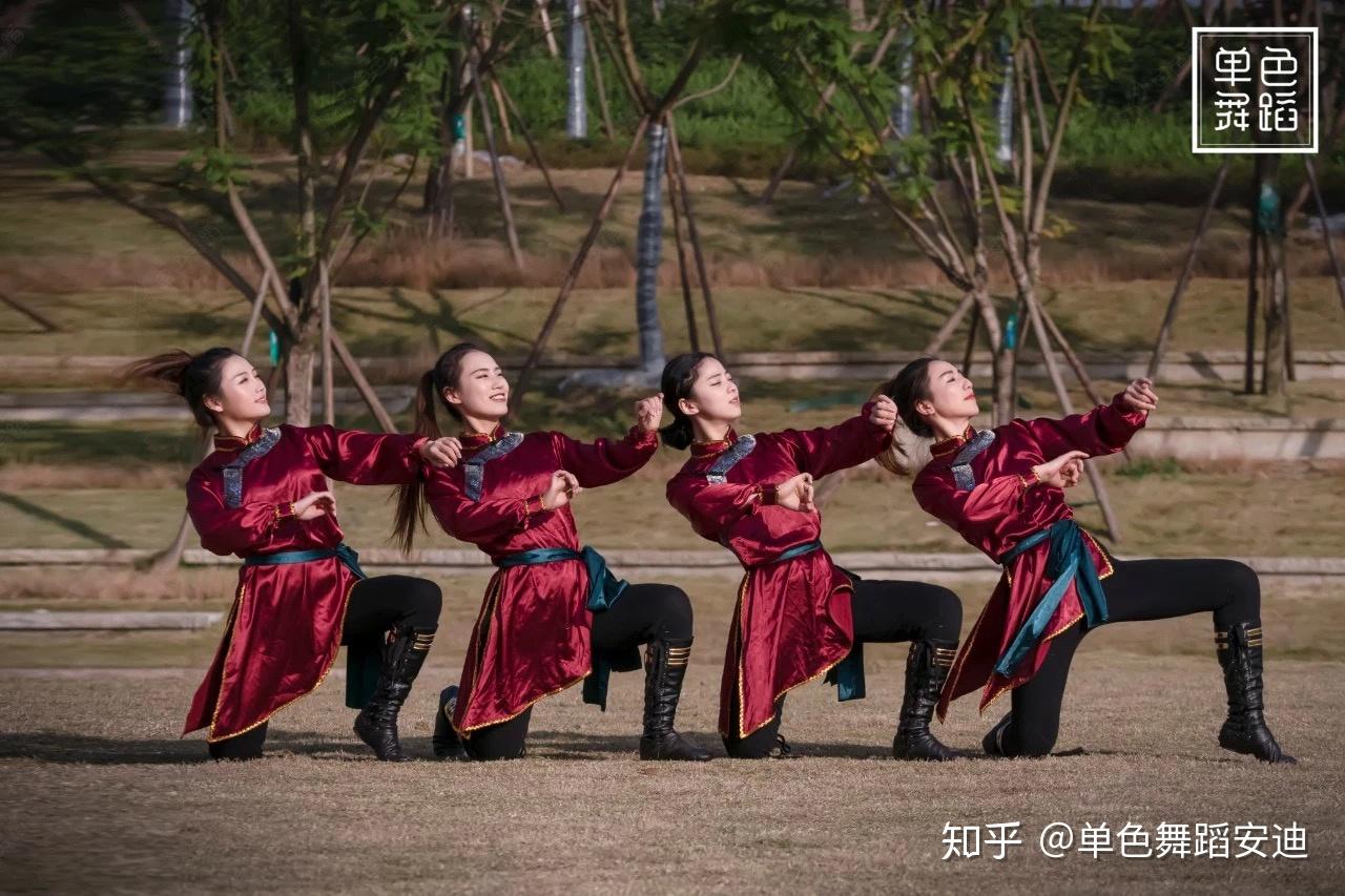 然后民族舞蹈中有很多步伐是非常重要的,比如说八字步,搓步,拖步等.