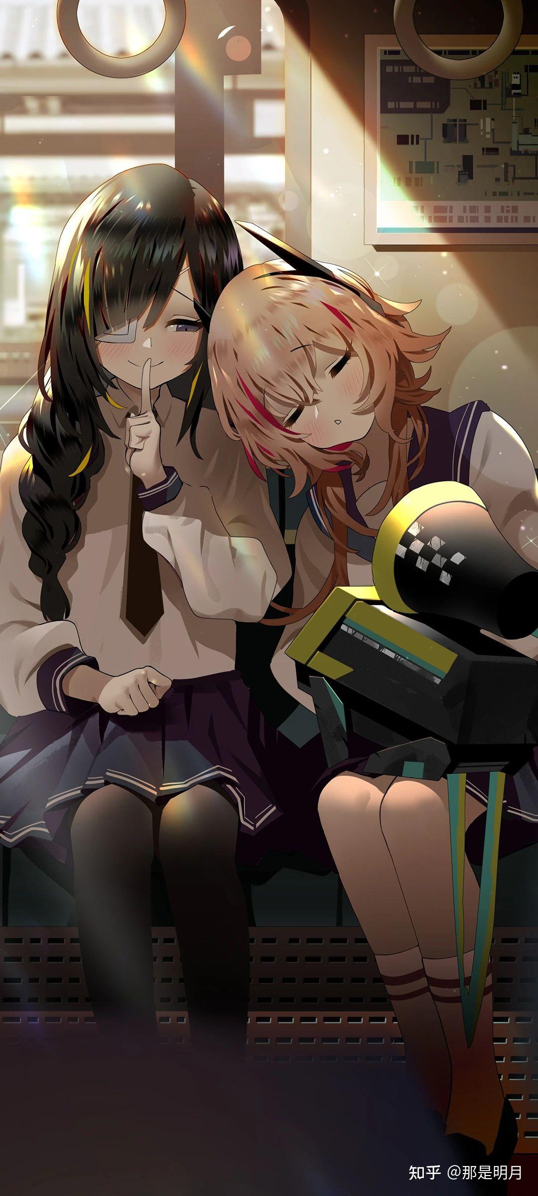 可爱动漫少女壁纸全面屏