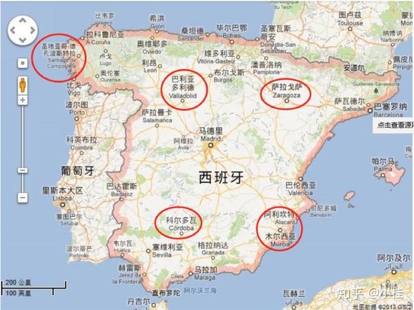 (注:穆尔西亚(murcia)和阿利坎特(alicante)离瓦伦西亚真的很近,气候