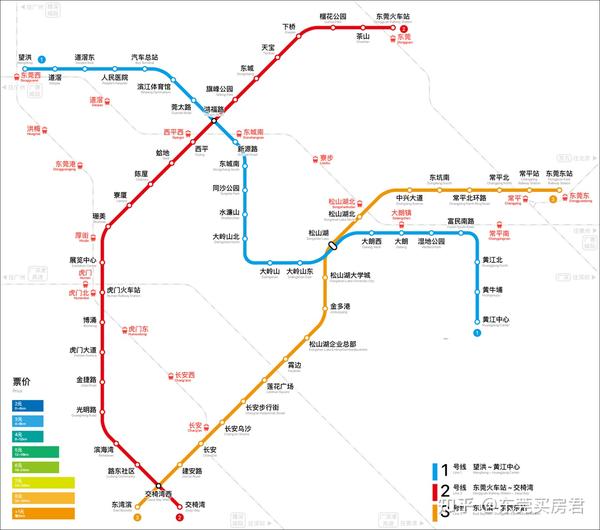 最后附上东莞地铁线路图